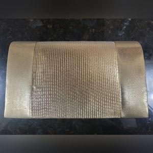 Metallic Gold clutch purse